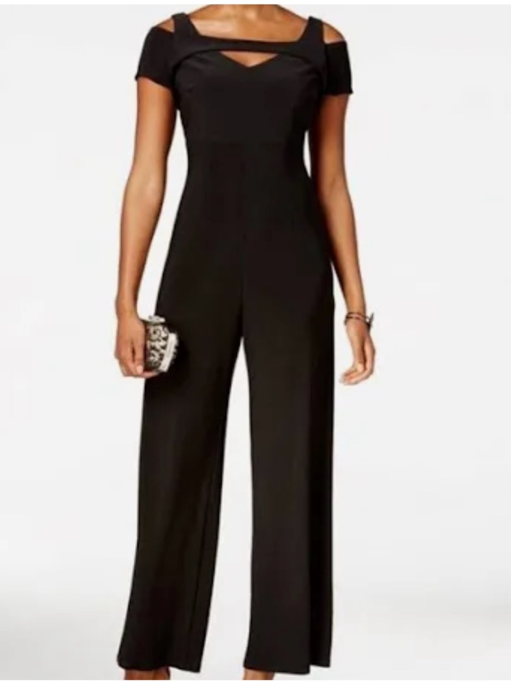 Black Off-Shoulder Jumpsuit